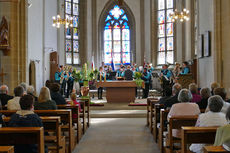 Festgottesdienst für die Kommunionjubilare an Ostermontag (Foto: Karl-Franz Thiede)